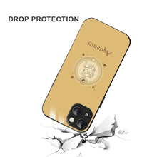 Bornstud Zodiac Aquarius printed Case for iPhone 14 Plus -Yellow - Bornstud