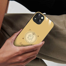 Bornstud Zodiac Aquarius printed Case for iPhone 14 Plus -Yellow - Bornstud