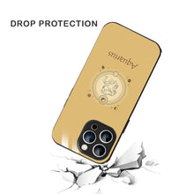 Bornstud Zodiac Aquarius printed Case for iPhone 15 Pro Max -Yellow - Bornstud