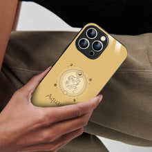 Bornstud Zodiac Aquarius printed Case for iPhone 15 Pro Max -Yellow - Bornstud