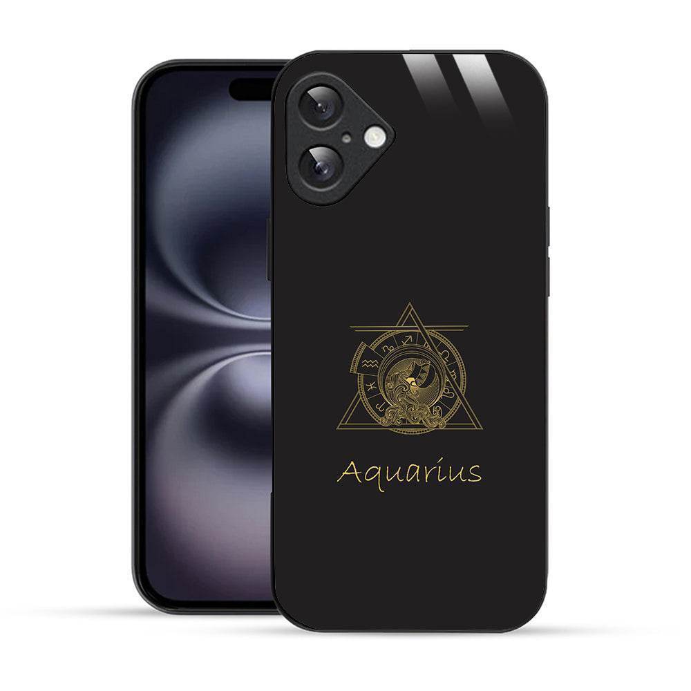 Bornstud Zodiac Aquarius Printed Case for iPhone 16 - Bornstud