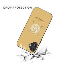 Bornstud Zodiac Aquarius printed Case for iPhone 16 Plus -Yellow - Bornstud
