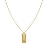 999.9 Fine Gold Bullion Bar Pendant Necklace