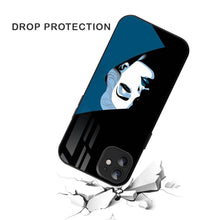 Bornstud 2D Glass ABSTRACT ART GIRL Design iPhone Back Cover – Elegant & Protective - Bornstud