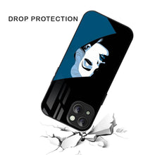 Bornstud 2D Glass ABSTRACT ART GIRL Design iPhone Back Cover – Elegant & Protective - Bornstud