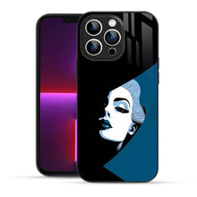 Bornstud 2D Glass ABSTRACT ART GIRL Design iPhone Back Cover – Elegant & Protective - Bornstud