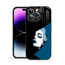 Bornstud 2D Glass ABSTRACT ART GIRL Design iPhone Back Cover – Elegant & Protective - Bornstud