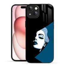 Bornstud 2D Glass ABSTRACT ART GIRL Design iPhone Back Cover – Elegant & Protective - Bornstud