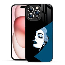 Bornstud 2D Glass ABSTRACT ART GIRL Design iPhone Back Cover – Elegant & Protective - Bornstud