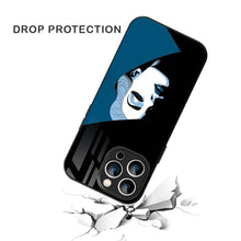 Bornstud 2D Glass ABSTRACT ART GIRL Design iPhone Back Cover – Elegant & Protective - Bornstud