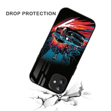 Bornstud 2D Glass Printed Car iPhone 11 Back Cover - Stylish & Durable Case - Bornstud