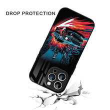 Bornstud 2D Glass Printed Car iPhone 14 Pro Back Cover - Stylish & Durable Case - Bornstud