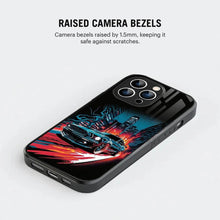 Bornstud 2D Glass Printed Car iPhone 14 Pro Back Cover - Stylish & Durable Case - Bornstud