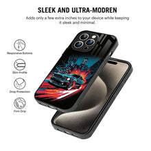 Bornstud 2D Glass Printed Car iPhone 15 Pro Back Cover - Stylish & Durable Case - Bornstud