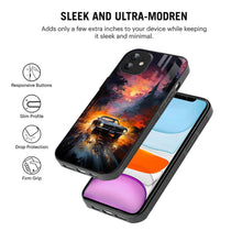 Bornstud 2D Glass Printed Car iPhone 11 Back Cover - Sleek & Tough Mobile Case - Bornstud