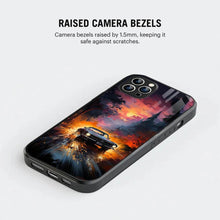 Bornstud 2D Glass Printed Car iPhone 12 Pro Back Cover - Sleek & Tough Mobile Case - Bornstud