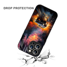 Bornstud 2D Glass Printed Car iPhone 14 Pro Back Cover - Sleek & Tough Mobile Case - Bornstud