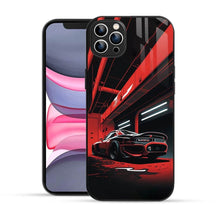 Bornstud Stylish 2D Glass Printed Car iPhone 12 Pro Back Cover – Tough Protection - Bornstud