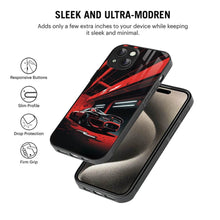 Bornstud 2D Glass Car Print iPhone Back Cover - Sleek & Protective Case - Bornstud