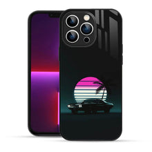 Bornstud 2D Glass Car Design iPhone Back Cover – Elegant & Protective - Bornstud