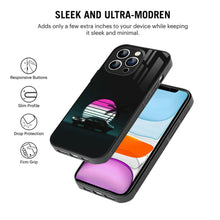 Bornstud 2D Glass Car Design iPhone Back Cover – Elegant & Protective - Bornstud