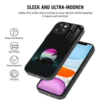 Bornstud 2D Glass Car Design iPhone Back Cover – Elegant & Protective - Bornstud
