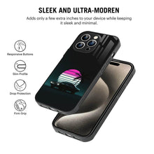 Bornstud 2D Glass Car Design iPhone Back Cover – Elegant & Protective - Bornstud