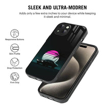 Bornstud 2D Glass Car Design iPhone Back Cover – Elegant & Protective - Bornstud
