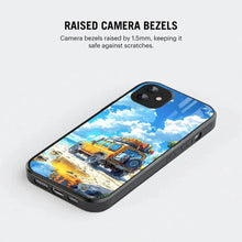 Bornstud 2D Glass Jeep Design iPhone Back Cover – Elegant & Protective - Bornstud