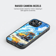 Bornstud 2D Glass Jeep Design iPhone Back Cover – Elegant & Protective - Bornstud