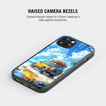 Bornstud 2D Glass Jeep Design iPhone Back Cover – Elegant & Protective - Bornstud