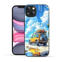 Bornstud 2D Glass Jeep Design iPhone Back Cover – Elegant & Protective - Bornstud