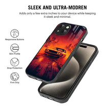 Bornstud 2D Glass MUSTANG-001 Print iPhone 15 Case – Bold & Unique Style - Bornstud