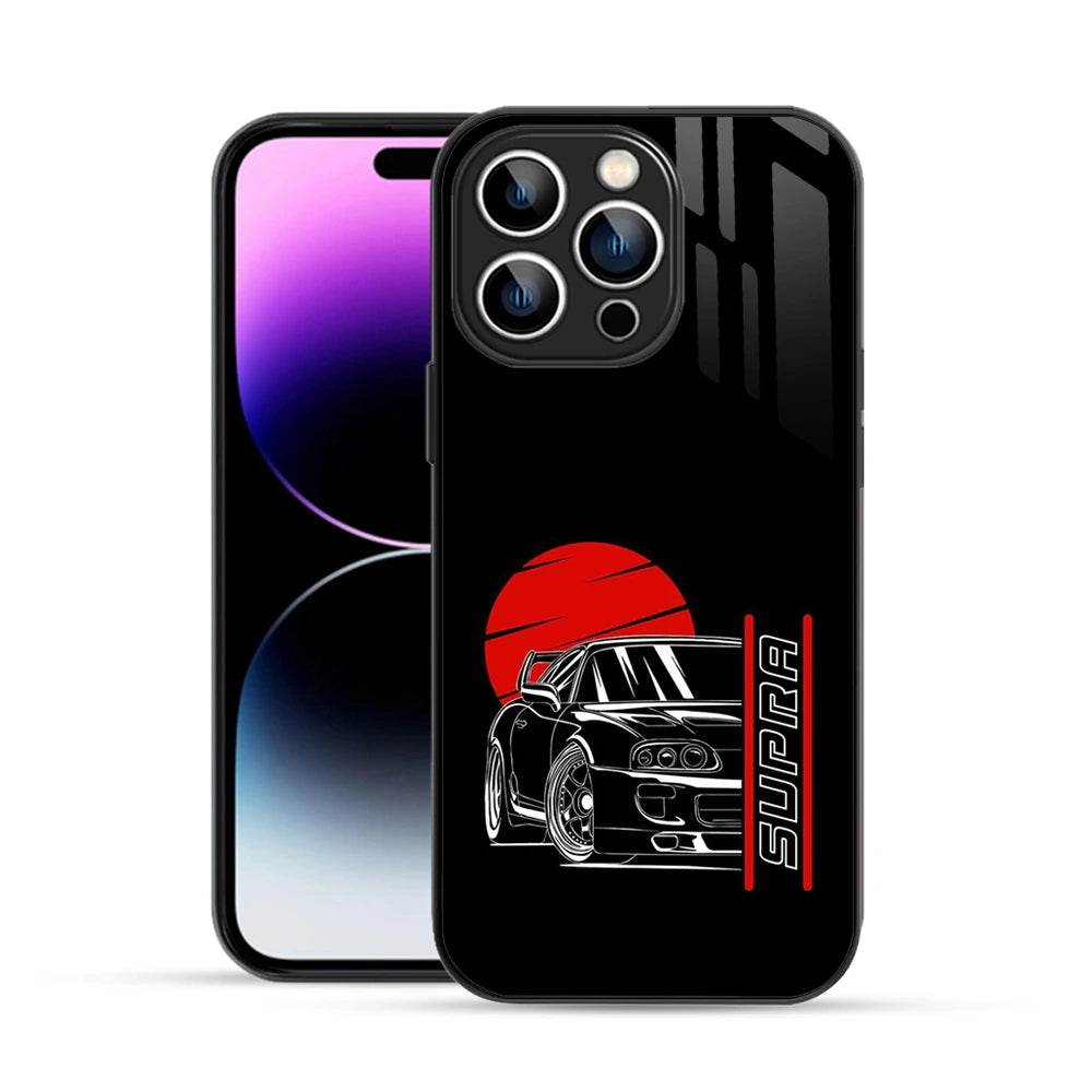 Bornstud 2D Glass Supra Design iPhone 14 Pro Max Cover – Stylish & Tough - Bornstud