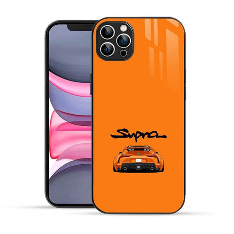 Bornstud 2D Glass SUPRA 002 Design iPhone 12 Pro Case – Style & Security - Bornstud