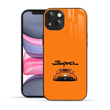 Bornstud 2D Glass SUPRA 002 Print iPhone 14 Back Cover – Stylish Protection - Bornstud