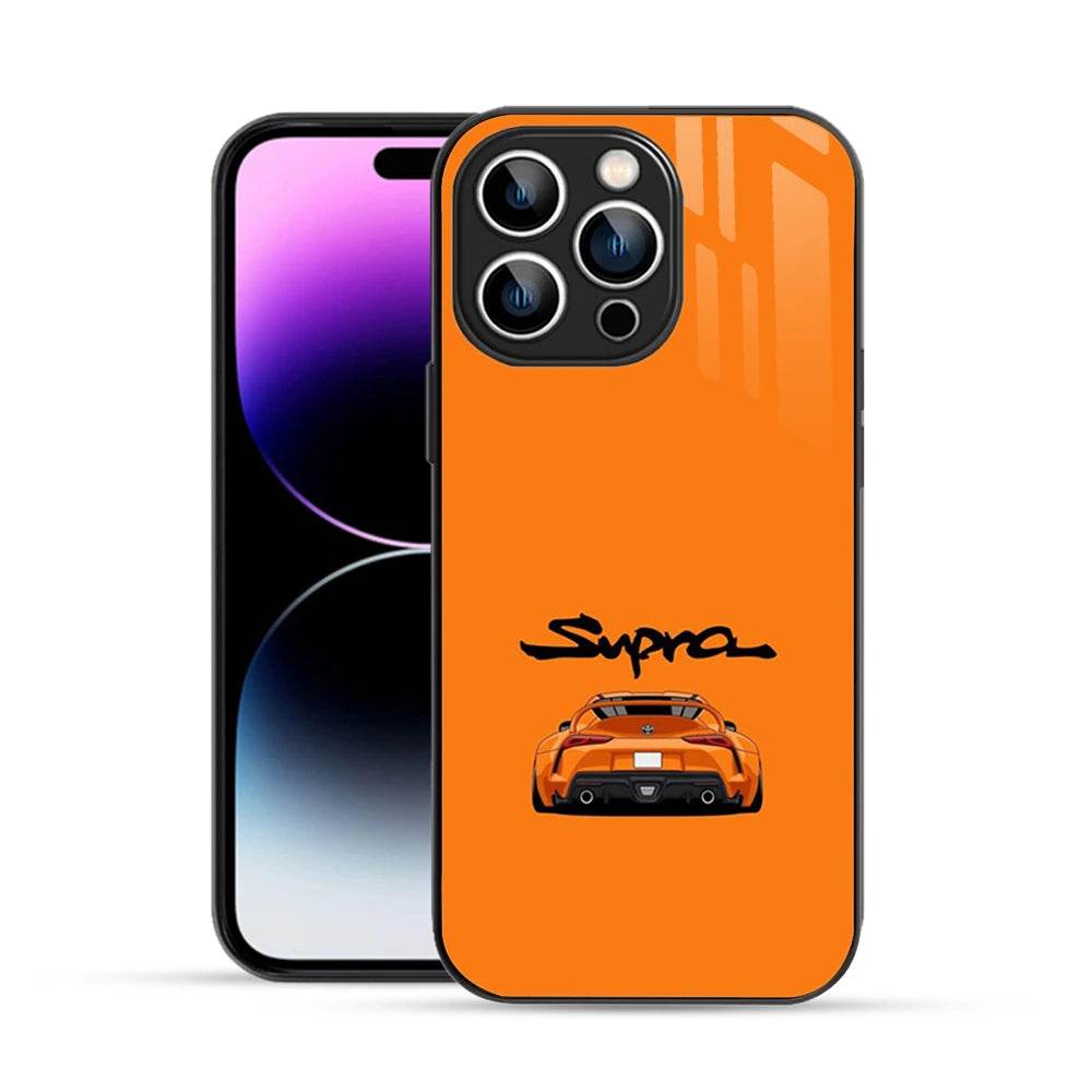 Bornstud 2D Glass SUPRA 002 Design iPhone 14 Pro Max Cover – Stylish & Tough - Bornstud