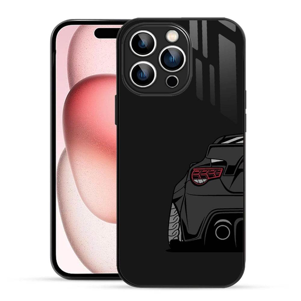 Bornstud 2D Glass SUPRA 003 Design iPhone 15 Pro Case – Tough & Stylish - Bornstud