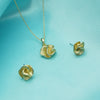 Golden Fold Pendant Set
