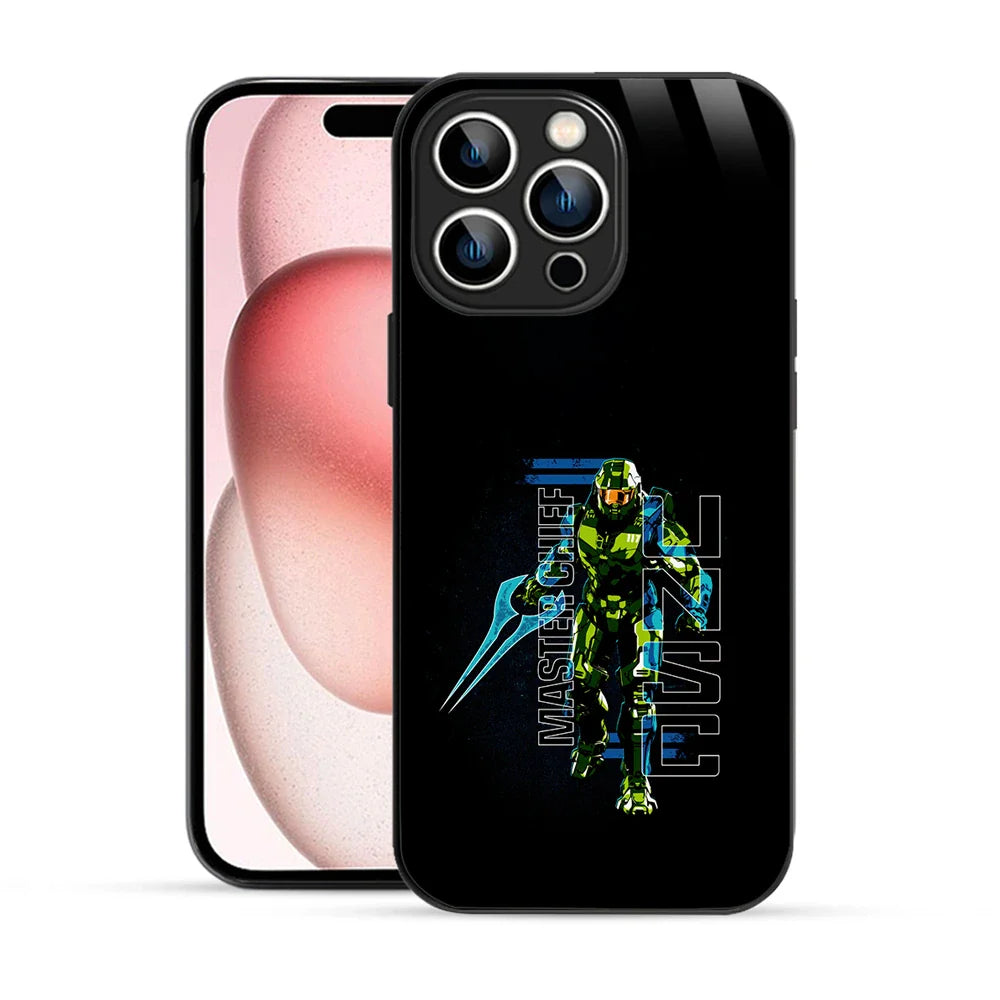 Bornstud Master Chief Gaming Printed Case for iPhone 15 Pro Max
