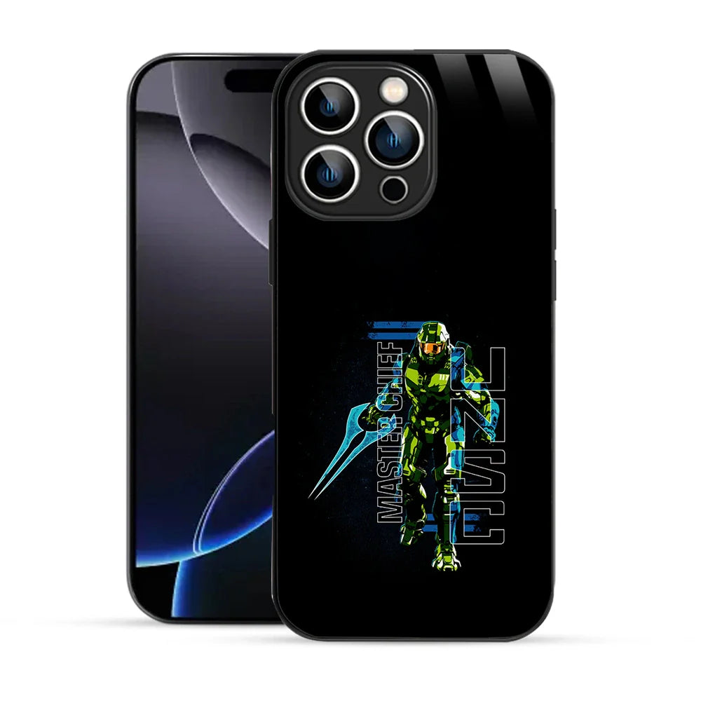 Bornstud Master Chief Gaming Printed Case for iPhone 16 Pro