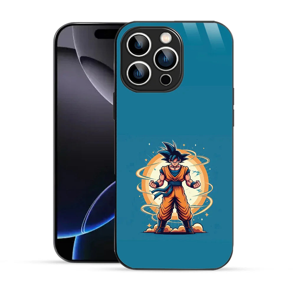 Bornstud Saiyan Power Surge Printed Case for iPhone 16 Pro Max