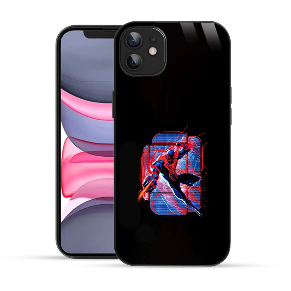 Bornstud Neon Spider Hero Action Printed Case for iPhone 12