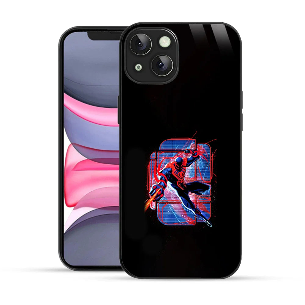 Bornstud Neon Spider Hero Action Printed Case for iPhone 14
