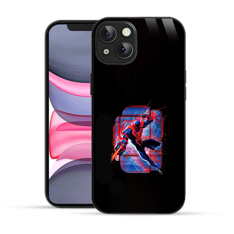 Bornstud Neon Spider Hero Action Printed Case for iPhone 14 Plus