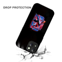 Bornstud Neon Spider Hero Action Printed Case for iPhone 15