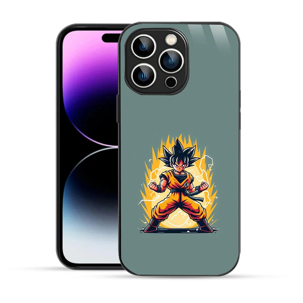 Bornstud Super Saiyan Power Anime Printed Case for iPhone 14 Pro