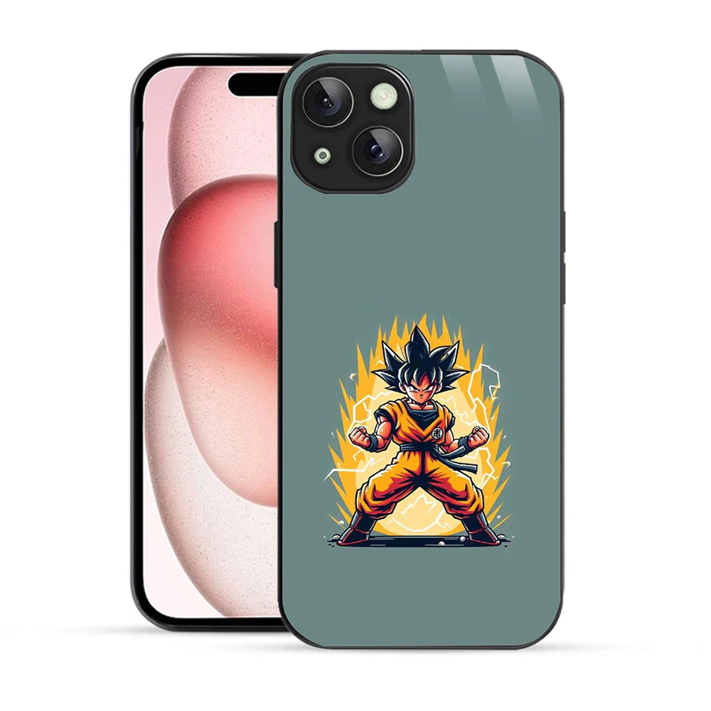 Bornstud Super Saiyan Power Anime Printed Case for iPhone 15 Plus