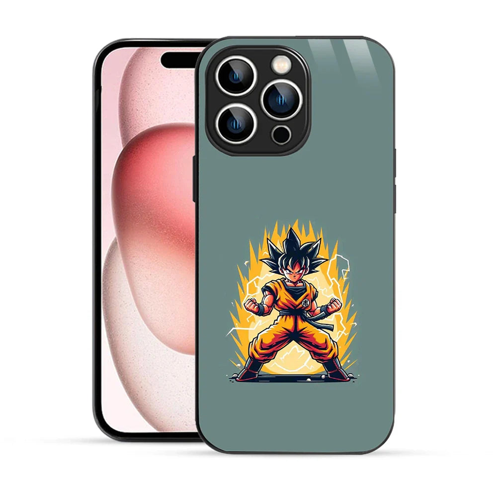 Bornstud Super Saiyan Power Anime Printed Case for iPhone 15 Pro Max