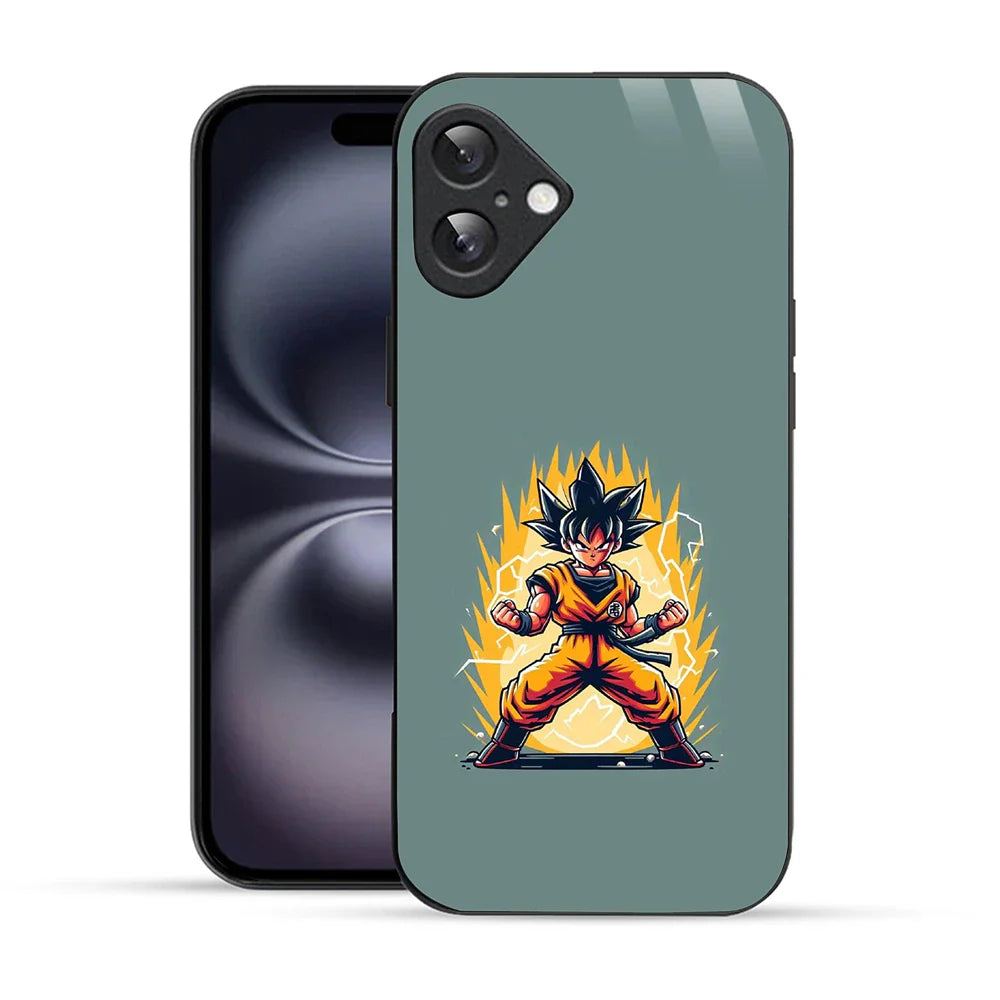 Bornstud Super Saiyan Power Anime Printed Case for iPhone 16